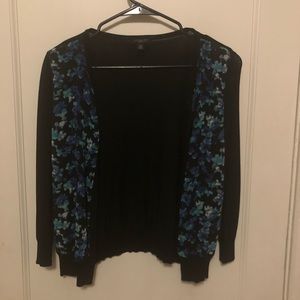 Ann Taylor Floral Cardigan